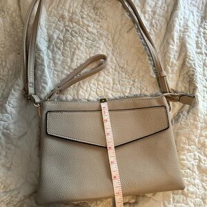 Elegant Beige Women's Crossbody Bag